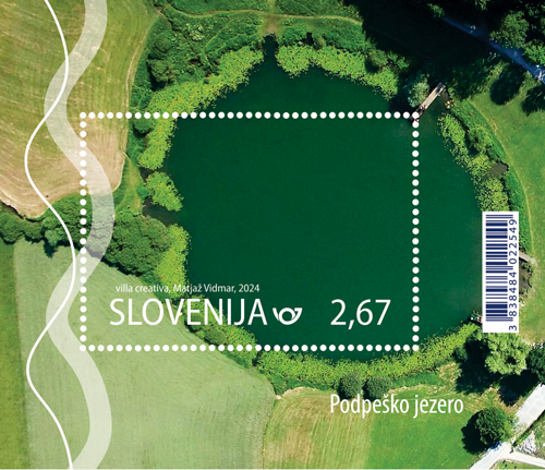 Predstavitev priložnostne znamke Podpeško jezero