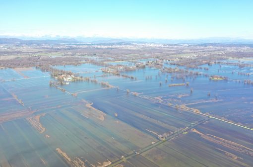 Foto: Poplave na Ljubljanskem barju 18.3.2025, Gregor Lipovšek, KPLB